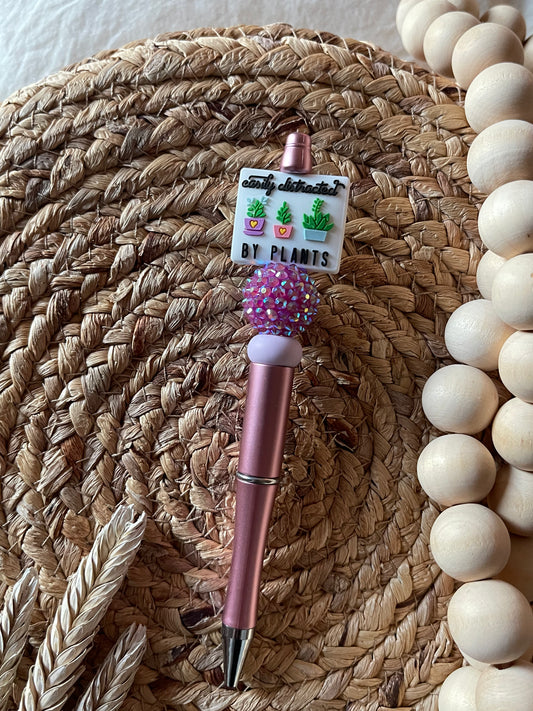 Distracted By Plants Pen