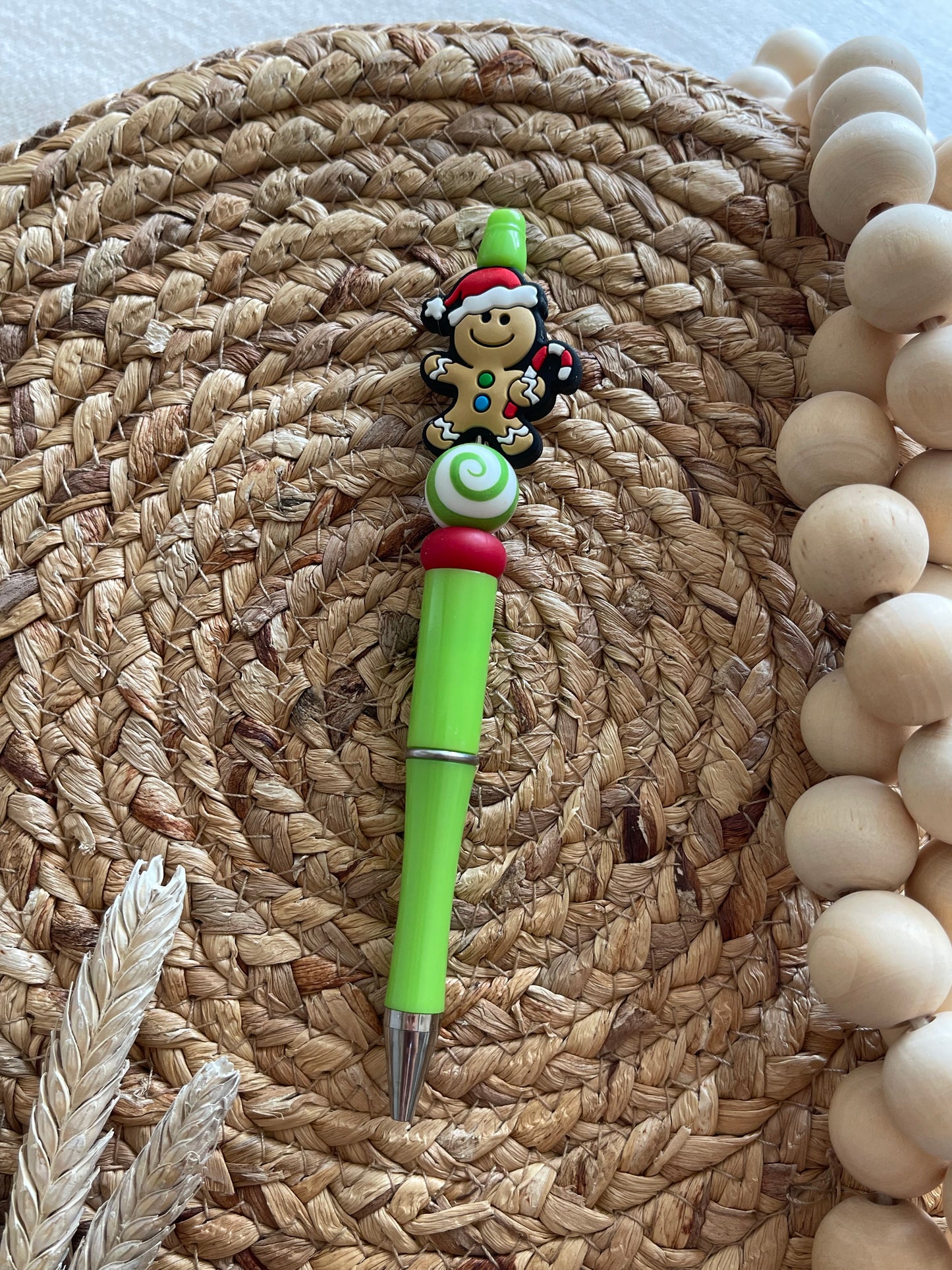 Gingerbread Candy Cane Pen