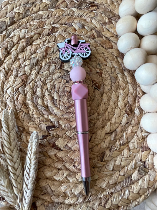 Pink Bicycle Pen