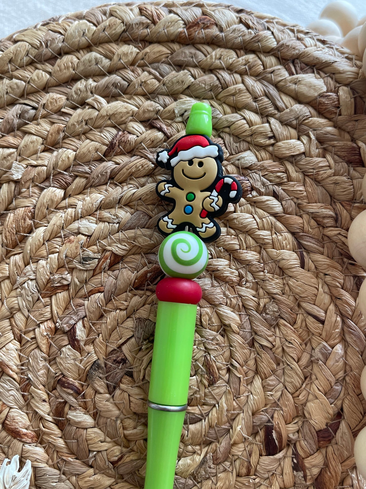 Gingerbread Candy Cane Pen