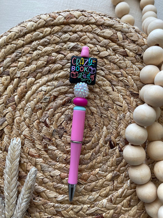 Crazy Book Lady Pen