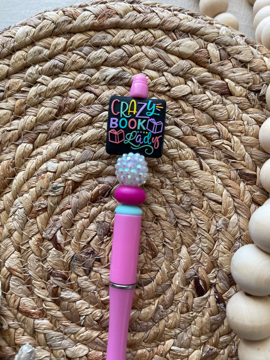 Crazy Book Lady Pen