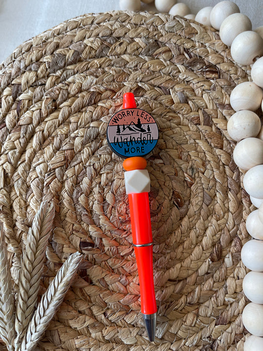 Worry Less Wander More Pen