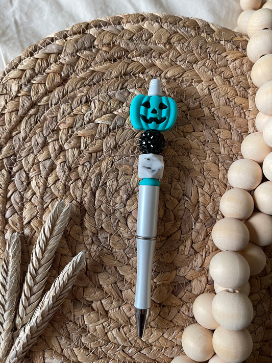 Teal Lantern Pumpkin Pen