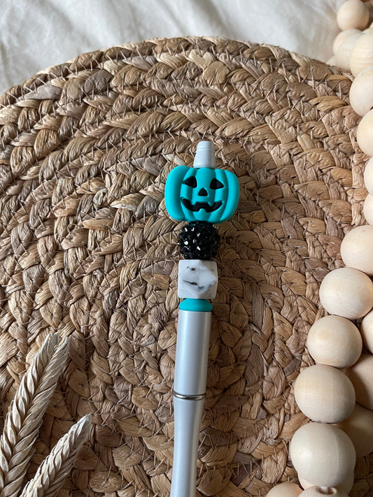 Teal Lantern Pumpkin Pen