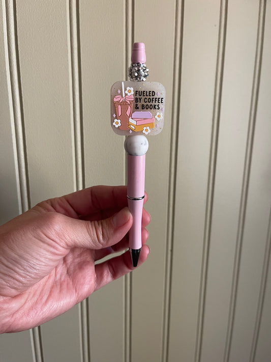 Fueled by Coffee & Books Pen